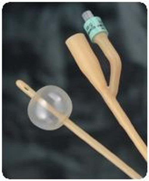 Bard 123618A - Foley Catheter Bardia® 2-Way Standard Tip 30 cc Balloon 18 Fr. Silicone Coated Latex