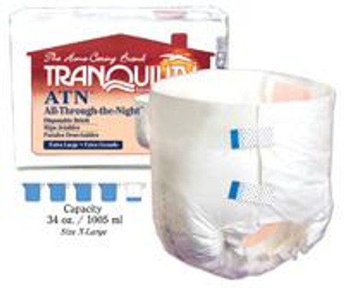 Principle Business Ent 2185 - Unisex Adult Incontinence Brief Tranquility® ATN Medium Disposable Heavy Absorbency