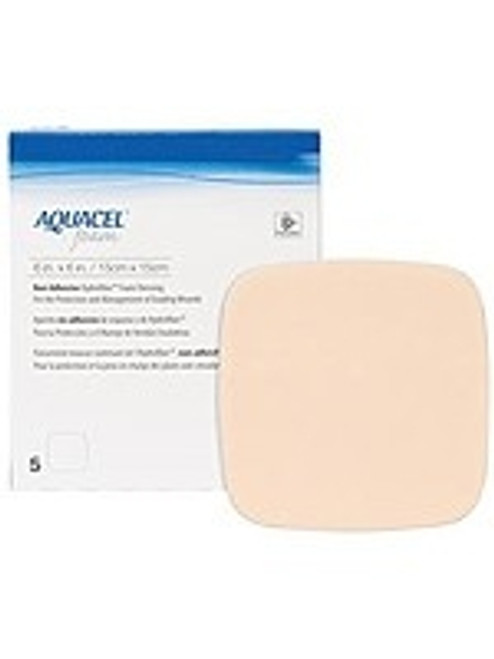 ConvaTec 420642 - AQUACEL Ag Foam Non-Adhesive Dressing 4" x 4"