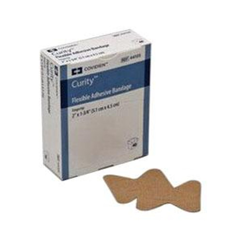 Cardinal Health 44105- - Adhesive Strip Curity™ 1-3/4 X 2 Inch Fabric Fingertip Tan Sterile