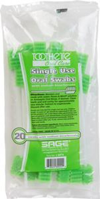 Sage 6076 - Toothette Plus Swabs With Sodium Bicarbona