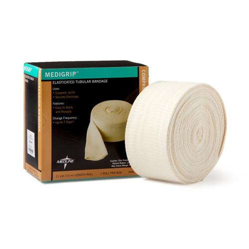 Medline MSC9505 - MEDIGRIP Elasticated Tubular Support Bandage, Size F