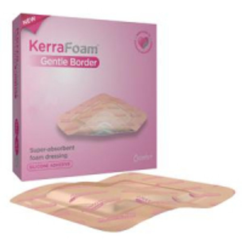 3M CWL1132 - Silicone Foam Dressing KerraFoam™ Gentle Border 6 X 6 Inch Square Silicone Adhesive with Border Sterile