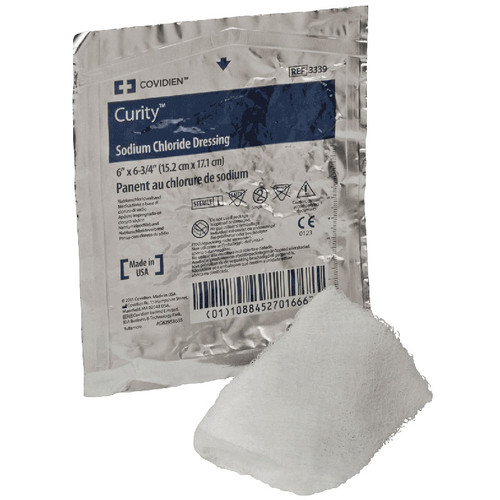Cardinal Health 3335- - USB Type VII Wound Packing Strip Curity™ Gauze Hypertonic Saline 1/2 Inch X 5 Yard 1 per Pack Sterile