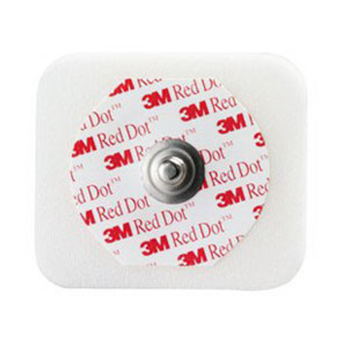 3M 2560 - ECG Snap Electrode 3M™ Red DoT™ Monitoring Non-Radiolucent Foam Backing