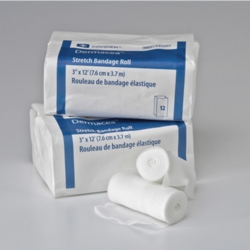 Cardinal Health 2261 - Conforming Bandage Dermacea™ Cotton / Polyester 1-Ply 3 Inch X 4-1/10 Yard Roll Shape Sterile