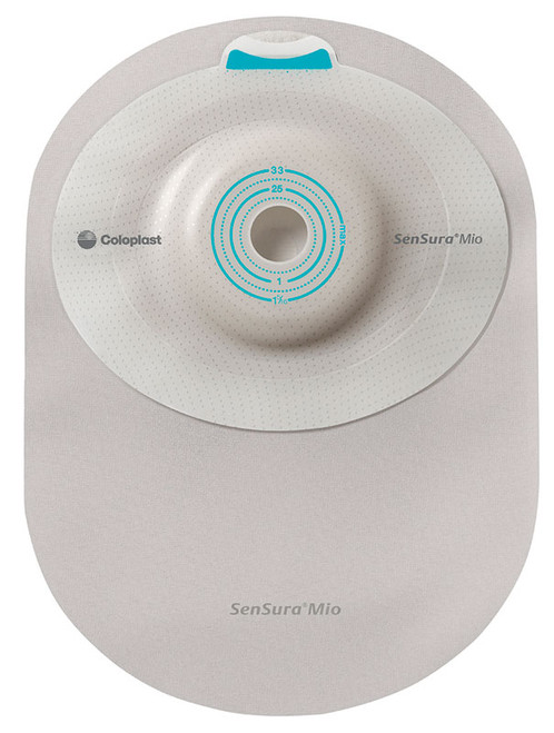 Coloplast 16301 - Ostomy Pouch SenSura® Mio Convex One-Piece System 7-1/4 Inch Length, Midi 5/8 to 1-5/16 Inch Stoma Closed End Soft Convex, Trim to Fit