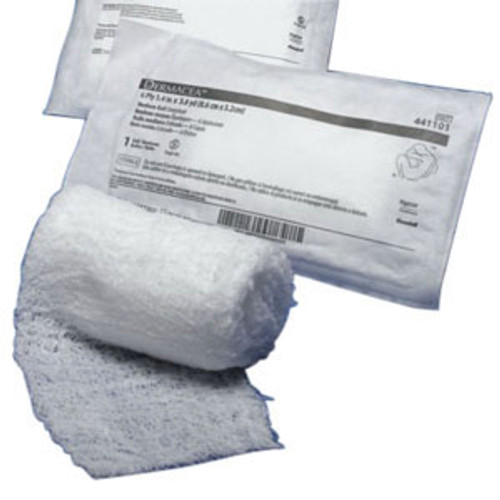 Cardinal Health 441122 - Fluff Bandage Roll Dermacea™ Gauze 3-Ply 4 Inch X 4-1/8 Yard Roll Shape NonSterile