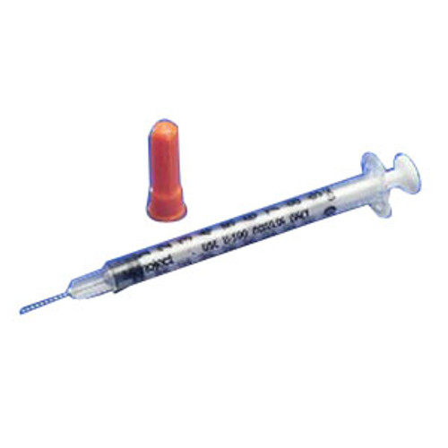 Cardinal Health 8881501384 - Monoject Rigid Pack Regular Tip Insulin Syringe 1 mL