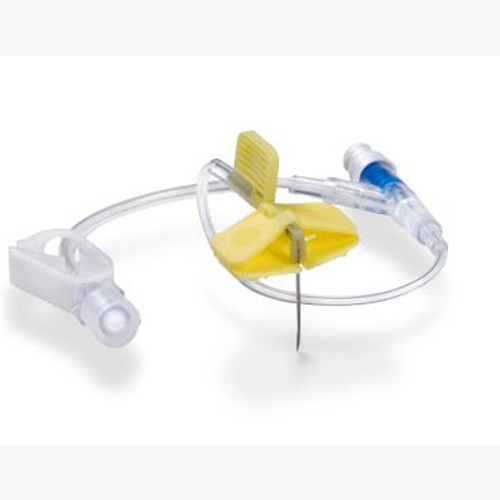 BD 012034NY - Huber Infusion Set Huber Plus™ 20 Gauge 3/4 Inch 8 Inch Tubing Y-Site Injection Port