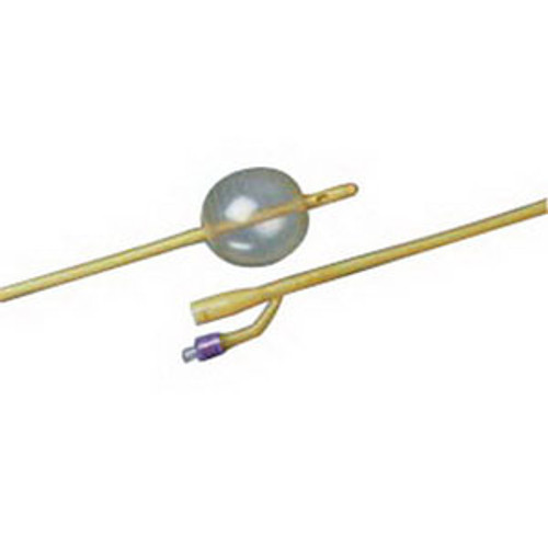 Bard 0165L20 - Foley Catheter Bardex® Lubricath® 2-Way Standard Tip 5 cc Balloon 20 Fr. Hydrophilic Polymer Coated Latex
