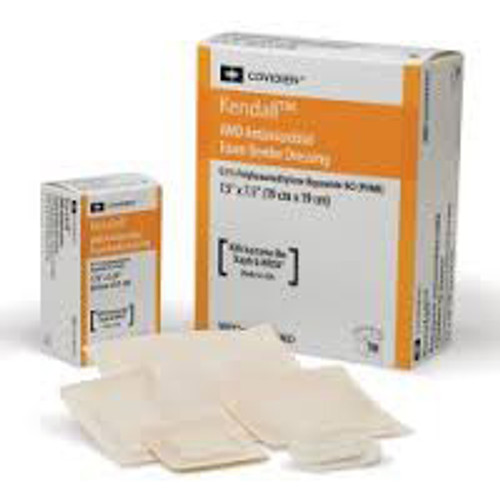 Cardinal Health 55535AMD - Antimicrobial Foam Dressing Kendall™ AMD 3-1/2 X 3 Inch Rectangle Sterile