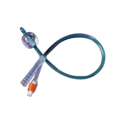 Medline DYND141218 - Silvertouch 2-Way Silver Hydrophilic-Coated Silicone Foley Catheter 18 Fr 30 cc