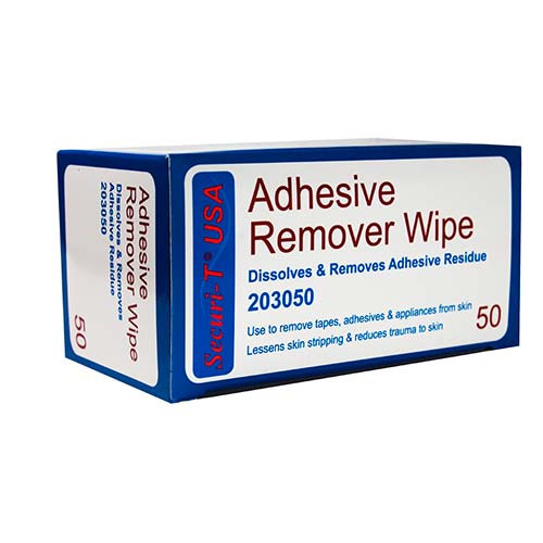 Genairex 203050 - Adhesive Remover Securi-T Wipe 50 per Pack