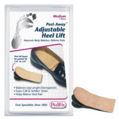 Pedifix Footcare P6582-M/24 - Heel Lift Adjust-A-Heel LifT™ Medium Without Fastening Male 6 to 10 / Female 8 to 10 Foot