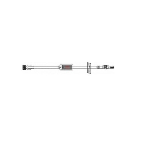 ICU Medical B1016 - IV Extension Set Macro Bore 8 Inch Tubing With Filter