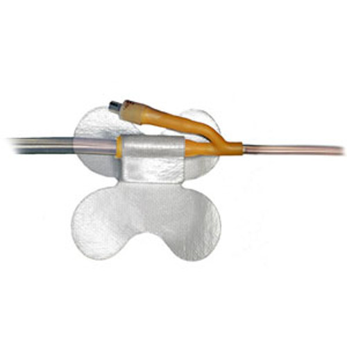 Mc Johnson 5445-6 - Catheter Tube Holder Cath-Secure Plus® 2-1/2 Inch Long Tab, Butterfly Base