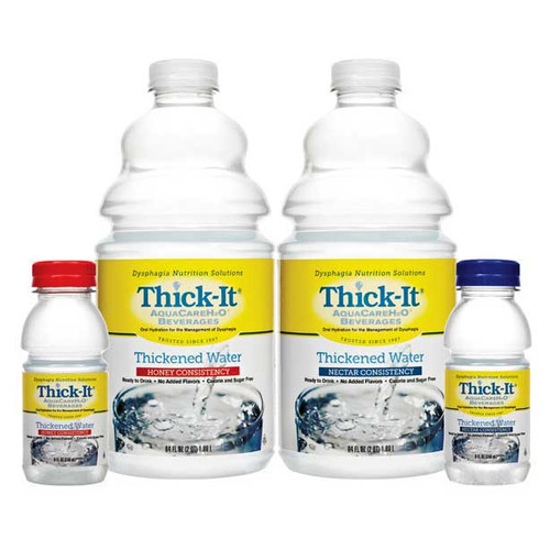 Kent Precision B451 - Thickened Water Thick-It® Clear Advantage® 8 oz. Bottle Unflavored Liquid IDDSI Level 2 Mildly Thick