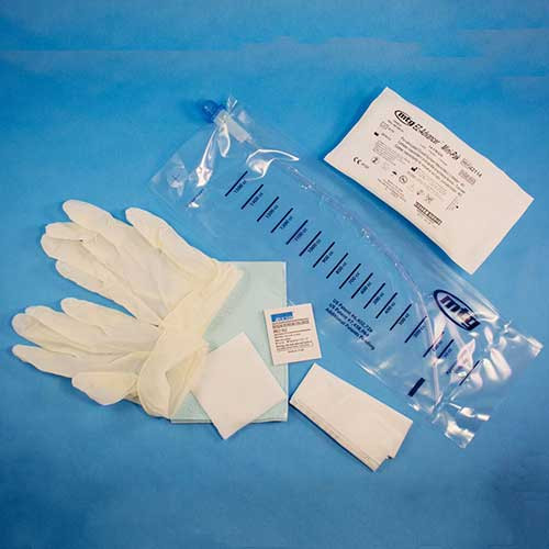 HR Pharmaceuticals 42116 - Intermittent Catheter Kit MTG EZ-Advancer® Mini-Pak Firm 16 Fr. Without Balloon Silicone