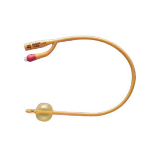 Teleflex 180730240 - Foley Catheter Rusch Gold® 2-Way Standard Tip 30 cc Balloon 24 Fr. Silicone Coated Latex