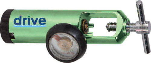 Drive Medical 18301G - Drive™ Oxygen Regulator Click Style 0 - 8 LPM Barb Outlet CGA-870