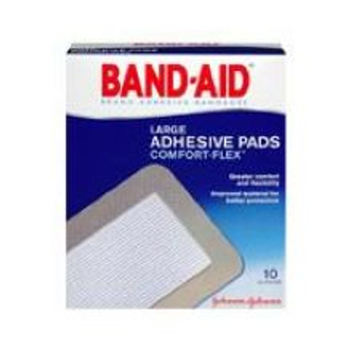 J&J 118338 - Adhesive Strip Band-Aid® 2-7/8 X 4 Inch Plastic Rectangle Tan Sterile