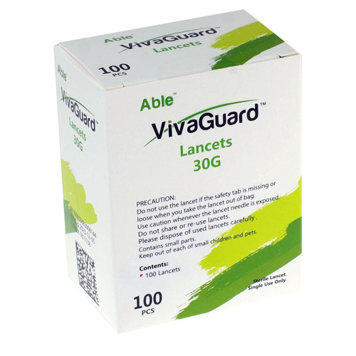Able Diagnostics VGL01-383 - VivaGuard Lancets (100 count)