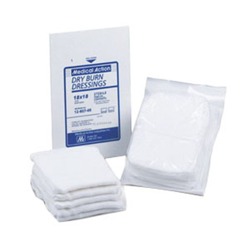 Medical Action 12-918-15 - Wide Mesh Sterile Dry Burn Dressing 18" x 18", 10-Ply