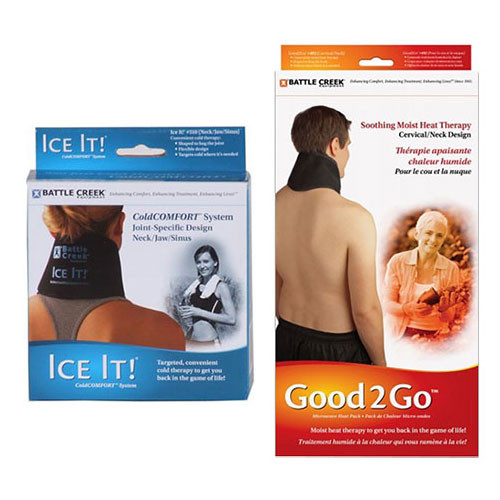 Battle Creek F00613 - Neck Pain Kit with Moist Heat and Cold Therapy