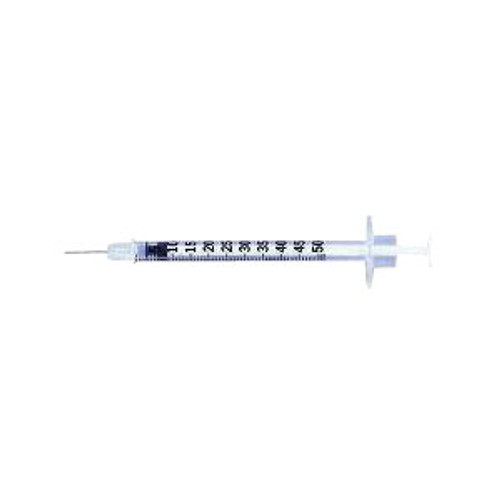 BD 324703 - Lo-Dose Insulin Syringe with Ultra-Fine Needle 29G x 1/2", 1/2 cc (200 count)