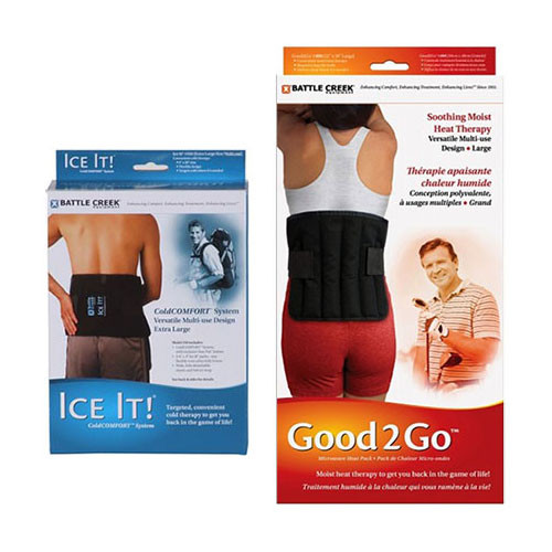 Battle Creek F00650 - Back Pain Kit with Moist Heat and Cold Therapy