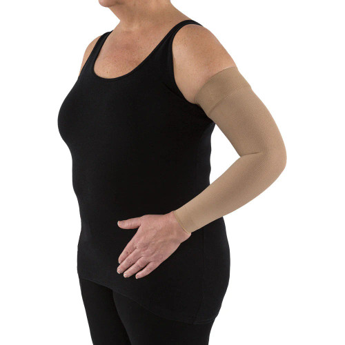 BSN 102347 - JOBST Bella Strong Compression Arm Sleeve, 20-30, Regular, Size 7, Natural