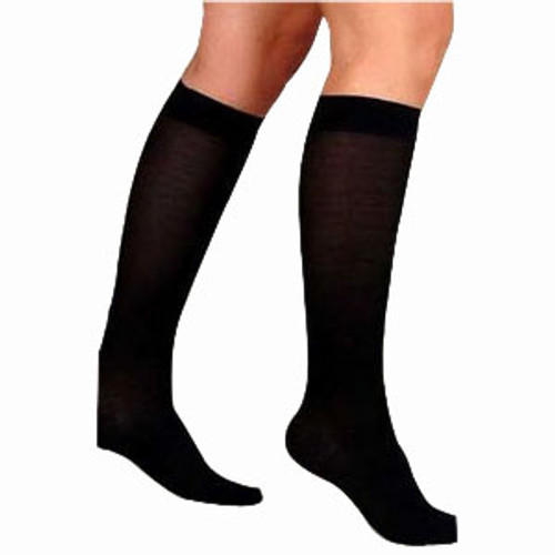 BSN 119010 - UltraSheer Knee-High Firm Compression Stockings X-Large Full Calf, Black