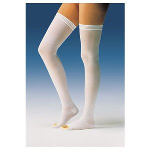 BSN 111460 - Anti-embolism Stocking JOBST® Anti-Em/GPT™ Thigh High Large / Long White Inspection Toe