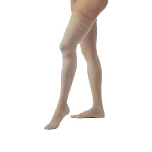 BSN 115288 - Opaque Women's Thigh-High Extra-Firm Compression Stockings Large, Silky Beige