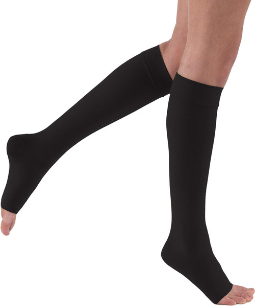 BSN 114815 - Relief Knee-High Moderate Compression Stockings, X-Large, 15-20 mmHg, Black