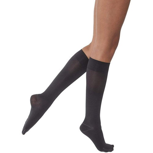 BSN 7769228 - JOBST Opaque Compression Knee-High with SoftFit Band, 20-30, Closed Toe, X-Large, Classic Black