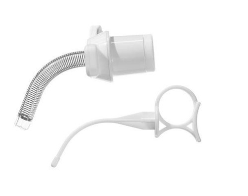 Bryan Medical 371-3.5 - TRACOE Silcosoft Trach Tube 3.5 X 40mm, proximally longer, Uncuffed, Silicone