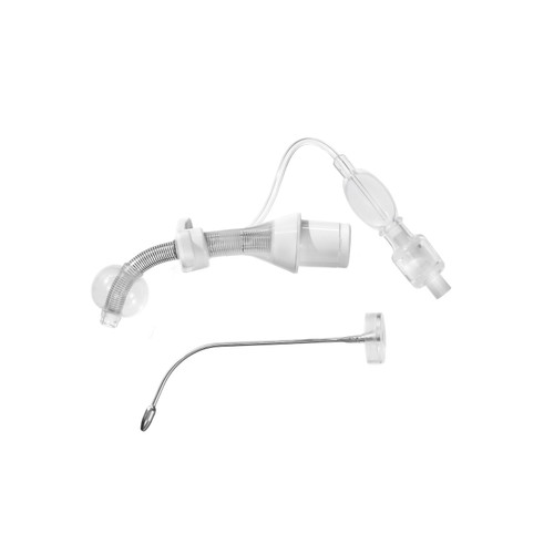 Bryan Medical 363-3.5 - TRACOE Silcosoft Trach Tube 3.5 X 34mm, proximally longer, cuffed, silicone