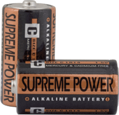 Supreme SPCKAMX2 - C Alkaline Battery, 2/Pkg