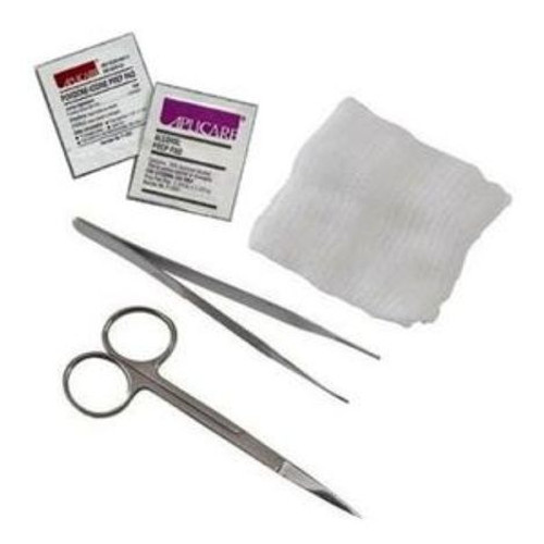 Cardinal Health 06-6700CA - Presource 4 Piece Staple Removal Tray - California Only