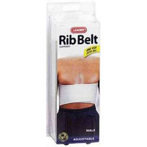 Cardinal Health 6626 WHI UN - Leader Rib Belt, Male One Size Fits All