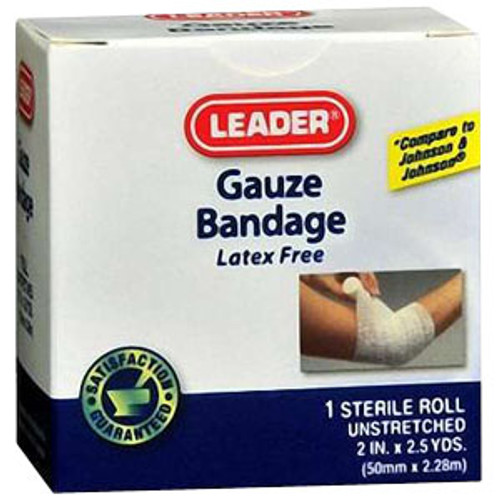 Cardinal Health 2256873 - Leader Gauze Bandage, 2" x 2-1/2 yds.