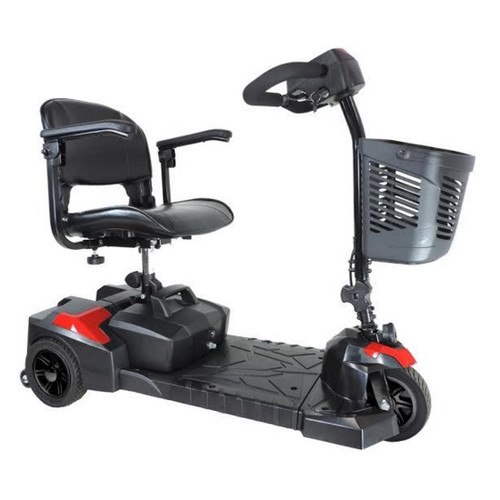Drive Medical SFSCOUT3 - SCOUT 3-Wheel Scooter, Red/Blue