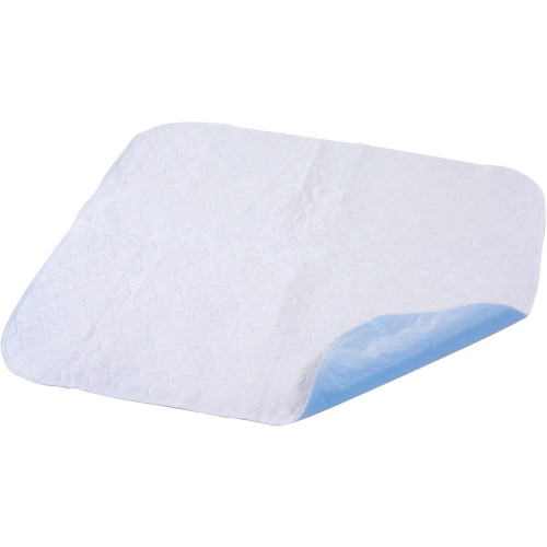 Essential Medical C2002B-3 - Quik Sorb Quilted Birdseye Cotton Reusable Underpad, 34" x 35", Bulk 3 Pack