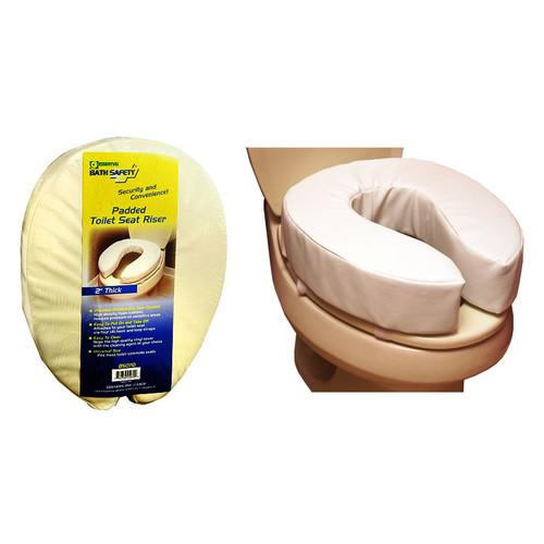 Essential Medical B5071 - Padded Toilet Seat Cushion, 4"