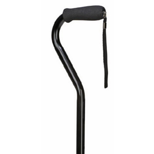 Briggs 502-1304-0255 - Deluxe Adjustable Offset Cane, Black