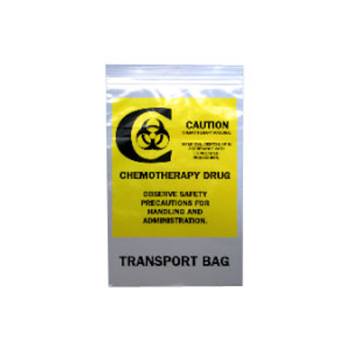 Elkay Plastics F40912CTB - Chemo Drug Transport Bag Elkay® Plastics Clear Bag LDPE 9 X 12 Inch