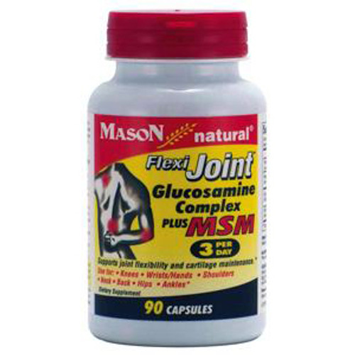 Mason Vitamins 1263-90 - Glucosamine Flexi Joint Complex Plus MSM 3 per day Capsules, 90 Count
