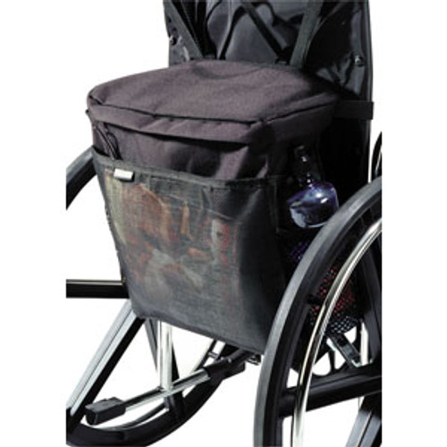 Homecare Products EZ0200BK - Wheelchair Carry-On Pouch, 15" x 15" x 5", Black